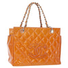 Chanel Vintage Petite Timeless Tote Quilted Patent