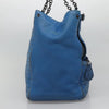 Secondhand Bottega Veneta Belted Zip Chain Tote Intrecciato Nappa with Snakeskin