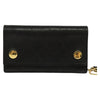 Chanel Classic Card Holder on Chain Wristlet Leather