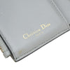 Christian Dior Saddle Trifold Flap Wallet Leather