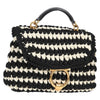 Secondhand Salvatore Ferragamo Margot Satchel Braided Fabric