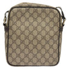 Gucci Front Zip Messenger GG Coated Canvas