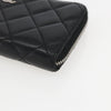 Secondhand Chanel Zip Around Organizer Wallet Quilted
