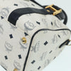 Secondhand MCM Visetos logogramme Handbag Canvas and
