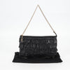 Chanel CC Chain Fringe Wristlet Clutch Quilted Leather