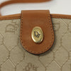 Secondhand Christian Dior Vintage Honeycomb Shoulder Bag Canvas and
