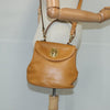 Christian Dior Vintage CD Handbag Leather
