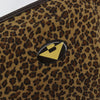 Bottega Veneta Vintage Shoulder Bag Leopard Print