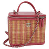 Chanel Take Away Vanity Case Rattan and Calfskin