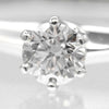 Secondhand Tiffany & Co. Tiffany Setting Solitaire Ring Platinum with Diamond