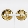 Secondhand Chanel Vintage Round CC Clip-On Earrings