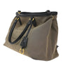 Secondhand Prada Logo Convertible Tote Canvas with