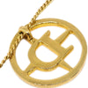 Secondhand Christian Dior CD Round Pendant Necklace
