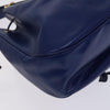 Secondhand Celine Circle logo Blue Leather Bags