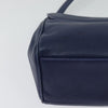 Secondhand Celine Circle logo Navy Leather Bags