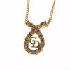Secondhand Christian Dior CD Logo necklace