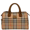 Burberry Nova Check Bowling Bag Canvas