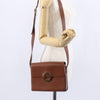 Secondhand Celine Circle logo Brown Leather Bags