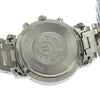 Secondhand Hermes Clipper Chronograph Quartz Watch Stainless Steel with Plated Metal and Mother of