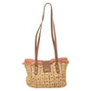 Chanel Mademoiselle Lock Tote Woven Straw
