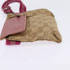 Secondhand Gucci Vintage Double Belt Bag GG Canvas with
