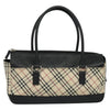Secondhand Burberry Nova Check Handbag Nova Check Canvas and