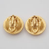 Secondhand Chanel Vintage CC Round Button Clip-On Earrings