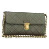 Prada Pushlock Chain Flap Bag Quilted Tessuto