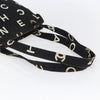 Chanel Vintage Coco Logo Zip Tote Quilted Printed Canvas