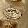 Secondhand Chanel Vintage CC Round Clip-On Earrings