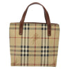 Secondhand Burberry Top Handle Tote Haymarket