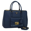 Secondhand Prada Front Pocket Double Zip Lux Tote Saffiano