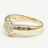 Secondhand Tiffany & Co. Heart Band Ring 18K Yellow Gold with Diamonds