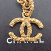 Secondhand Chanel Vintage CC Logo Chain Charm Pendant Gold-plated