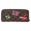Secondhand Louis Vuitton Clemence Wallet Limited Edition Patches Damier