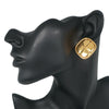 Secondhand Chanel CC Rhombus Clip-On Earrings