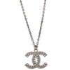 Secondhand Chanel CC Chain Necklace Metal with Faux Pearls