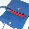 Secondhand Celine Circle logo Blue Leather Bags