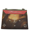 Secondhand Louis Vuitton Chain Shoulder Bag Limited Edition Jeff Koons Da Vinci Print