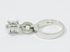 Secondhand Bvlgari B.Zero1 Element Dangle Charm Ring 18K White Gold with Diamond