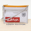 Secondhand Louis Vuitton Double Flat Messenger Bag Limited Edition Logo Story Monogram Canvas and