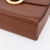 Secondhand Celine Circle logo Brown Leather Bags