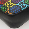 Secondhand Gucci Front Zip Messenger Bag Psychedelic Print GG