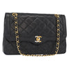 Secondhand Chanel Vintage Two Tone CC Flap Bag Quilted