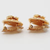 Secondhand Chanel Vintage Round CC Clip-On Earrings