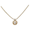 Secondhand Christian Dior CD Pendant Necklace Gold-plated