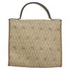 Christian Dior Vintage Honeycomb Handbag Canvas Leather