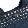Prada Canapa Convertible Tote Denim