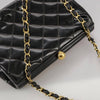 Secondhand Chanel Vintage Chain Frame Bag Quilted Patent