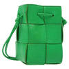 Secondhand Bottega Veneta Cassette Green Leather Bags